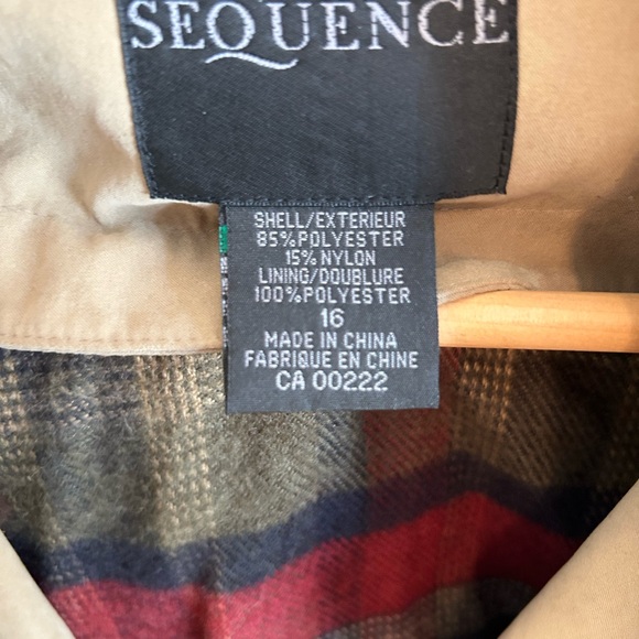 Vintage lined trench coat - Picture 4 of 12